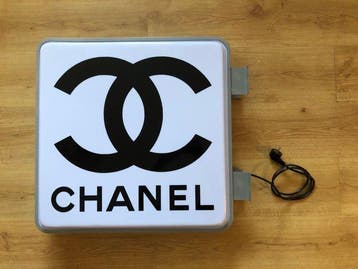 Rare Old Original CHANEL Shop Store Boutique Advertising -