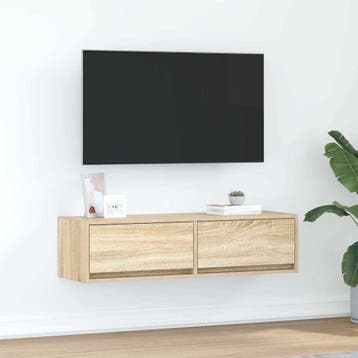 vidaXL TV Kast 100 x 31 x 25,5 cm Sonoma eiken Bewerkt hout, Verzenden, Nieuw