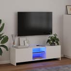 vidaXL Tv-meubel met LED-verlichting 120x30x36 cm wit, Verzenden, Nieuw