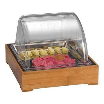 Buffetvitrine | Gekoeld | Incl. RVS Schaal | 4, Verzenden