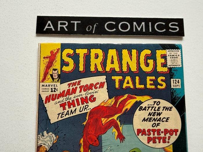 Strange Tales #124 - Thing Announced As Human Torchs, Boeken, Strips | Comics