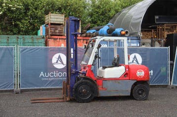 Veiling: Heftruck Komatsu FD35T-7 Diesel 3500kg 4.0m 1998, Ophalen