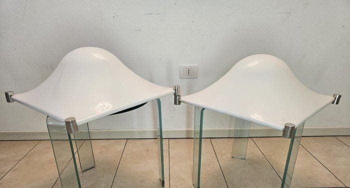 Martinelli Luce - Elio Martinelli - Lamp (2) - BOLLA 50x50cm, Antiek en Kunst, Antiek | Meubels | Stoelen en Sofa's