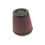 K&N Universeel filter - carbonvezel top - 102mm aansluiting,, Verzenden, Nieuw