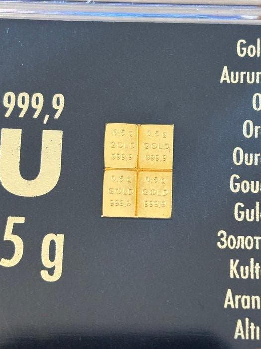 2 gram - Goud .999 - Valcambi, Switzerland - Verzegeld en, Postzegels en Munten, Edelmetalen en Baren