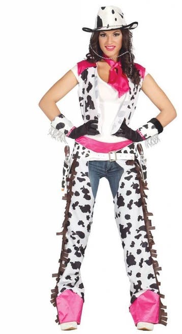 Cowgirl Kostuum Roze, Verzenden