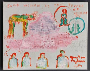 Anton Heyboer (1924-2005) - Vier vrouwen met systeem en