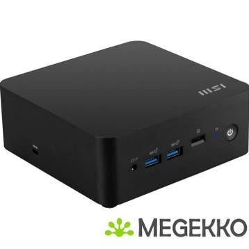 MSI Cubi NUC 1MG-014BEU Mini PC Zwart 100U Intel SoC, Verzenden