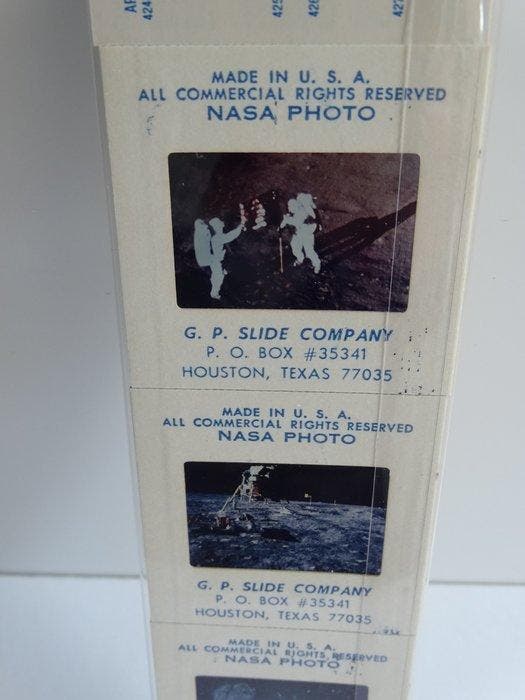 NASA Vintage NASA-fotoverzameling Apollo 11-missie - vier, Antiek en Kunst, Antiek | Wandborden en Tegels