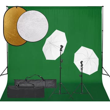 vidaXL Fotostudioset met verlichtingsset, achtergrond en, Verzenden