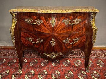 Commode - Bois, Marbre, Bronze