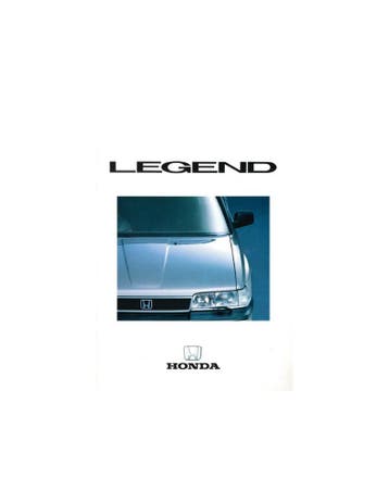 1987 HONDA LEGEND BROCHURE ENGELS, Ophalen of Verzenden, Nieuw
