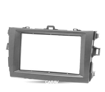 Facade Autoradio 2-Din Noir Pour Toyota Corolla 07-13, Verzenden, Nieuw