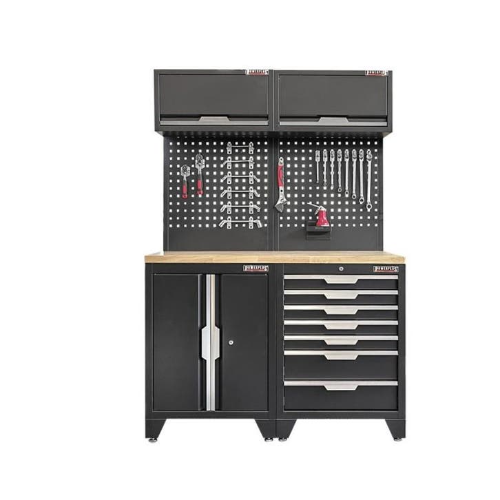 Gereedschapskasten set wandlengte 136 cm. tweedeurs kast,, Bricolage & Construction, Établis, Enlèvement ou Envoi