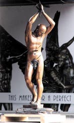 sculptuur, Brons slavernij standbeeld 1.97 cm - 1.97 cm -