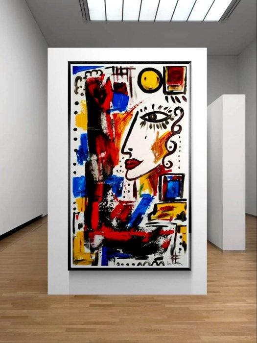 Luc Mora - Miss abstract voluptuous - XXL, Antiek en Kunst, Kunst | Designobjecten