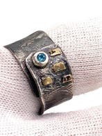 Sans prix de réserve - Bague - 18 carats Argent, Or jaune