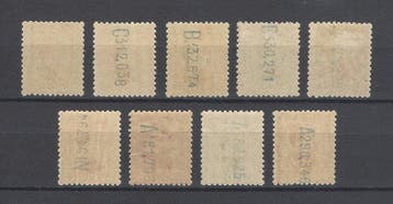Espagne 1930 - Alfonso XIII complète 9 valeurs - Edifil nº, Postzegels en Munten, Postzegels | Europa | Spanje, Gestempeld