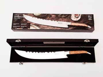 Laguiole - Champagne saber - Olive Wood handle - Style de, Verzamelen, Nieuw