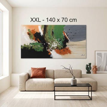 Monika Spiewak - Abstract - Oil Painting Stretched On The