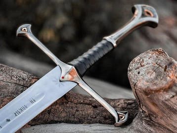 Lord of the Rings - Handcrafted Medieval Long Sword with, Nieuw