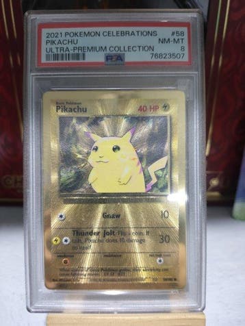 Pokémon - 4 Graded card - Pikachu - PSA - Various sets