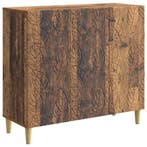 vidaXL Dressoir Oud hout 89 x 34,5 x 80 cm Bewerkt hout, Huis en Inrichting, Kasten | Dressoirs, Verzenden, Nieuw