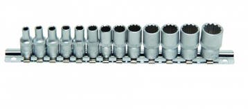 Bgs Technic Dopsleutel set 1/4, 12 kant, 13 delig, Verzenden, Nieuw