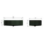 Mangeoire plastique demi-ronde, 25l - kerbl, Doe-het-zelf en Bouw
