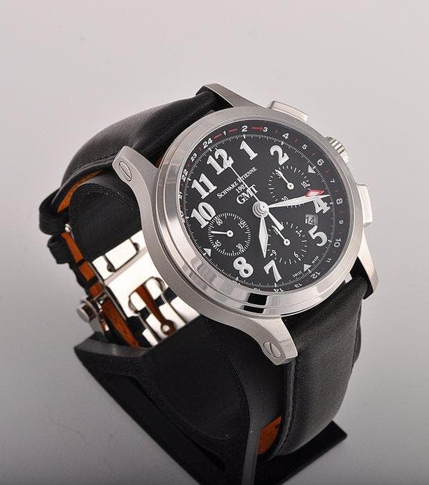 Schwarz Etienne - GMT Chronograph - Heren - 2000-2010, Bijoux, Sacs & Beauté, Montres | Hommes