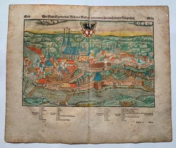 Hongarije - Eger, Cheb; Sebastian Münster - Die Statt Eger