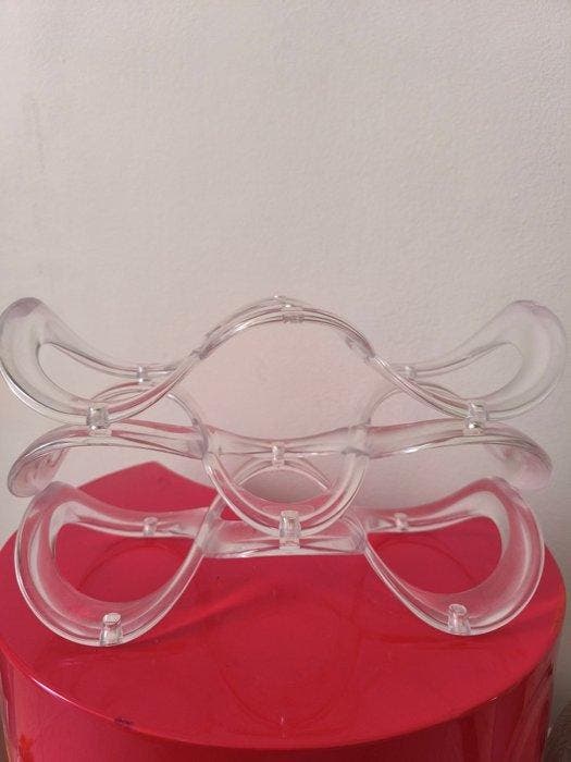 Wijnrek - Acryl - Guzzini, Antiquités & Art, Antiquités | Meubles | Tables
