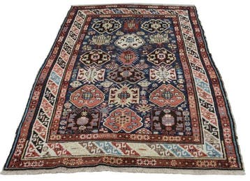 Kazak Antiek Tapijten - Vloerkleed - 196 cm - 124 cm -, Nieuw