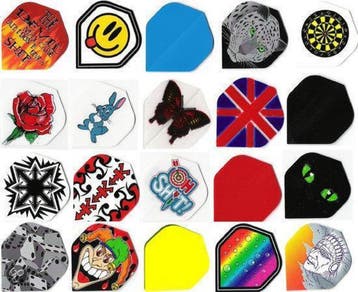 Metronic Cartoon Mix - 20 sets (Dart Flights), Ophalen of Verzenden, Nieuw, Pijlen