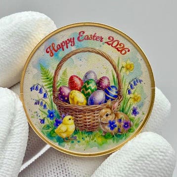 Wereldwijd. 2026 – Easter – 1 oz Silver coin – Ag .999, Postzegels en Munten