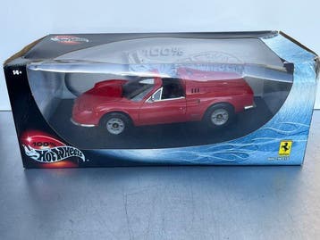 Hot Wheels 1:18 - Voiture de sport miniature - Ferrari Dino, Nieuw