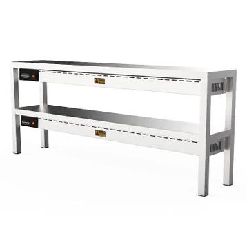 Etagère/Warmtebrug | RVS | 2 Niveaus | Verwarmd (Keramisch), Verzenden