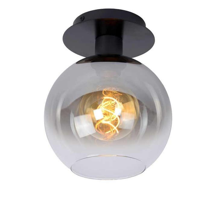 Lucide MARIUS - Plafonnière - 1xE27 - Zwart -, Huis en Inrichting, Lampen | Losse lampen, Nieuw, Verzenden