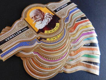 Sigarenbandjes 80 Prachtige Complete Series - Gesorteerd uit