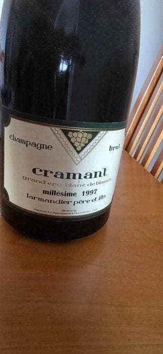 1997 Larmandier Père et Fils, cramant - Champagne Grand Cru,, Collections, Vins