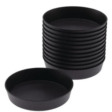 Quichevormen | Exoglass (Antiaanbaklaag) | 12 Stuks |, Verzenden, Nieuw in verpakking