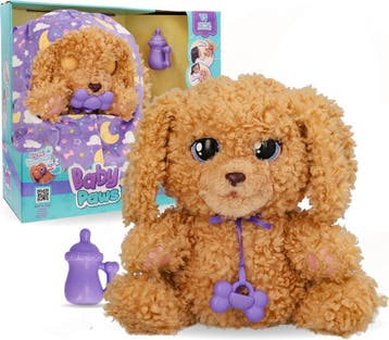 Baby Paws Hondje Labradoodle - Interactieve knuffel, Verzenden, Nieuw