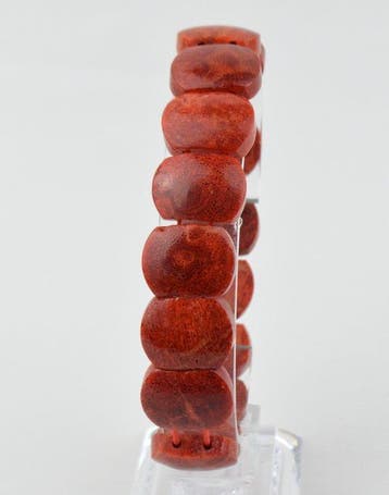 Koraal - Fijn rood koraal - prachtige kralen 27 g - Armband, Verzamelen