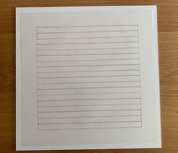 Agnes Martin - Paintings and Drawings (10 Lithografien)