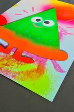 Jon Burgerman (1979) - Pizza Print