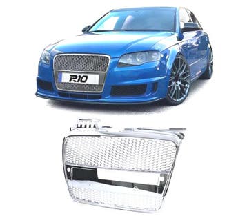 CALANDRE AUDI A4 B7 04-09 LOOK S LINE CHROMÉ PDC, Verzenden, Nieuw
