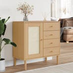 vidaXL Dressoir SENJA 80x40x80 cm rattan look massief, Verzenden, Nieuw