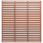 vidaXL Schuttingpaneel 180x180 cm HKC bruin, Verzenden, Nieuw