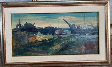 Alvaro Danti (1911-1985) - Marina, Antiek en Kunst