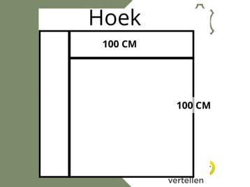 Leren elementenbank Match - hoekelement, Ophalen of Verzenden
